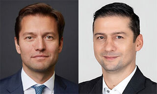 Christopher Kempton, Global Head of Client Portfolio Management und Stefan Richner, Head GWM & WS Client Coverage Switzerland bei UBS Asset Management (Bild: zvg)