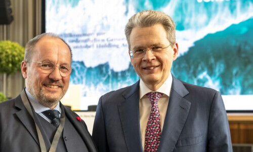 Peter Dietlmaier und Zeno Staub (von links, Bild: Vontobel)