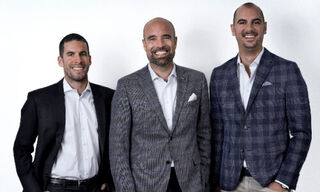 Sandro Votta, Luca Randolfi und Kevin Rutter (von links)