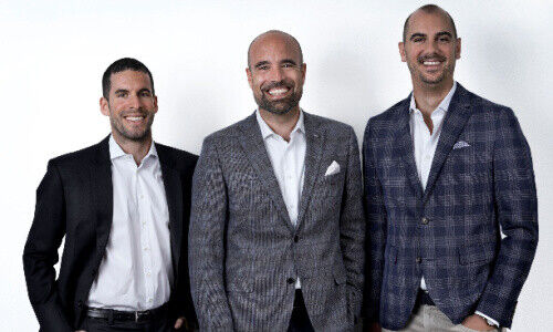 Sandro Votta, Luca Randolfi und Kevin Rutter (von links)