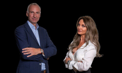 Fabrice d'Erm und Diane Gudin (von links, Bild: Decisive Capital)