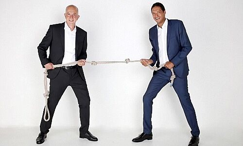 Andreas Ita und Robin Dutt (von links), Orbit36 Risk Finance Solutions