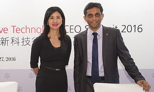 Amy Lo (links) und Sundeep Gantori