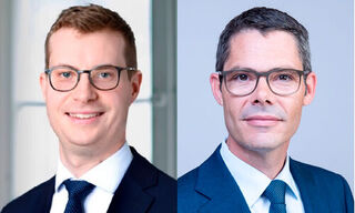 Brice Hoffer, Portfolio Manager, Unified Global Alternatives (UGA) und Daniel Ammon, Head Institutional Client Coverage Switzerland (Bild: zvg)
