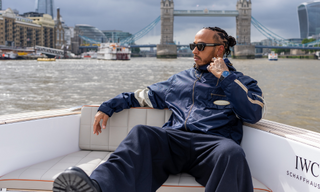 IWC-Botschafter seit 2013: Lewis Hamilton in London. (Bild: WC Schaffhausen via Getty Images, zVg)