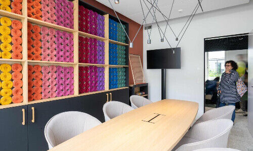 Blick in den Neubau der Bank Thalwil (Bild: zvg)