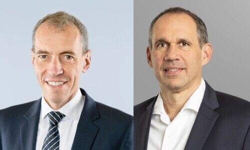 Alter und neuer CRO: Patrick Raaflaub (links), Bernhard Kaufmann. (Bilder: zVg)