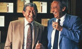 Zino Davidoff (links) und Dr. Ernst Schneider. (Bild: zVg)