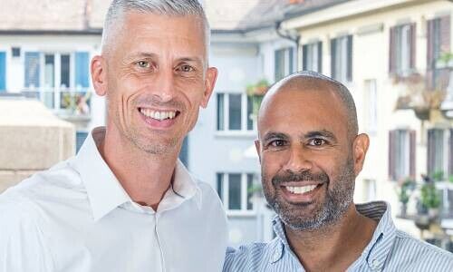 Georg Hirschi und Ranjit de Sousa (von links), Co-Gründer Found (Bild: Found)