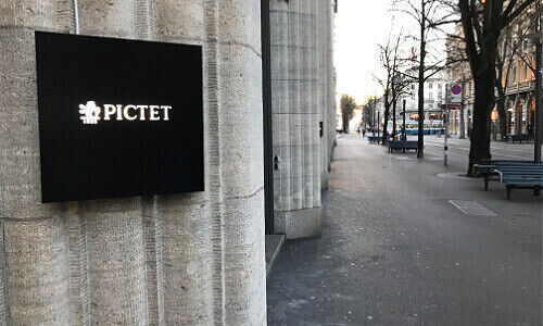Pictet an der Zürcher Bahnhofstrasse (Bild: finews.ch)