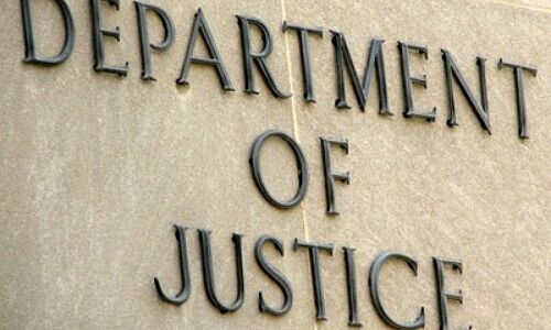 Department of Justice in Washington, USA