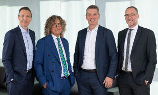 Christophe Silietti, Massimo Bertini-Morini, Alex Oberholzer e Daniel Jaeger (da sinistra)