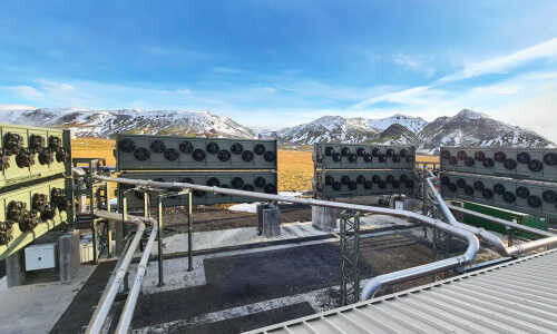 Orca-Anlage von Climework, Island