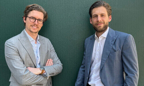 Philippe Grivat und Alexandre Osti (von links), Gründer Legalbpass (Bild: Legalpass)