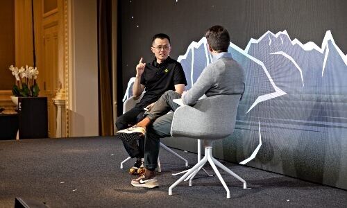 Binance-CEO Changpeng Zhao in St. Moritz