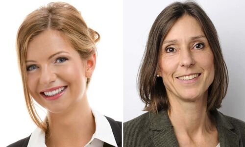 Kornelia Fabisik, Unversität Bern, und Marianne Bonato, SSFA/AZEK (Bild: zvg) 