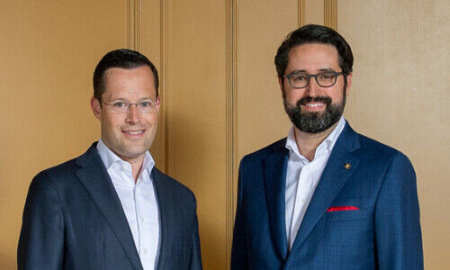 Stephan Zwahlen und Luzius Meisser (von links, Bild: zvg)