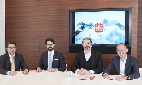 Verwaltungsrat von Bitcoin Suisse (von Links): Urs Bigger, Luzius Meisser, Niklas Nikolajsen, Arthur Vayloyan