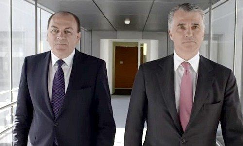 Sergio Ermotti und Axel Weber