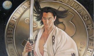 Satoshi Nakamoto in einem Gemälde von Michael Cander