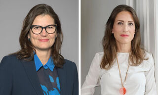 Nannette Hechler-Fayd'herbe und Sabine Heller von Lombard Odier. (Bilder: zVg)