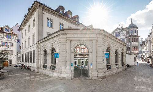 Die Hypo Vorarlberg in St.Gallen: Auch für 2025 zeichnet sich ein weiteres Wachstum ab. (Bild: zVg)