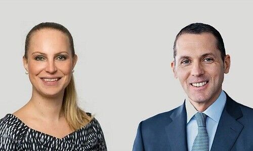 Kristyna Ters und Mathis Büttiker (von links)