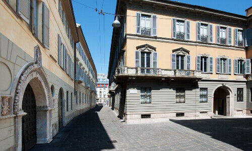 Piazzetta Cuccia a Milano (Immagine: Mediobanca)