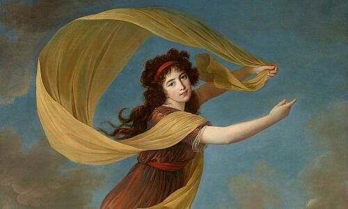 Elisabeth Vigée-Lebrun, «Porträt der Fürstin Karoline von Liechtenstein (1768–1831)