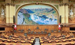 Saal des Nationalrats in Bern