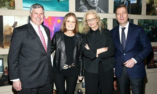 Tom Naratil, Gloria Steinem, Annie Leibowitz, Johan Jervoe 