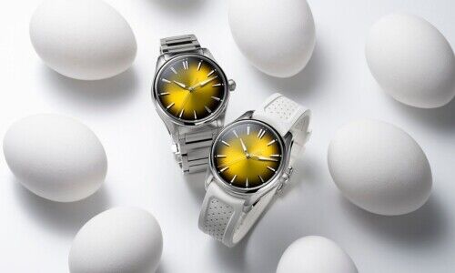 Ei oder Uhr? «Pioneer Centre Seconds Sunny-Side Up» von H. Moser & Cie., 14'500 Franken. (Bild: zVg)