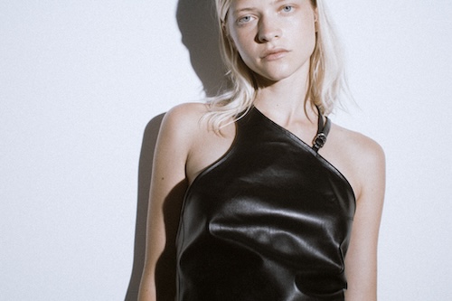 YVY Leather Halter Top